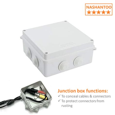 outdoor rated junction box for security camera|weatherproof junction box for cameras.